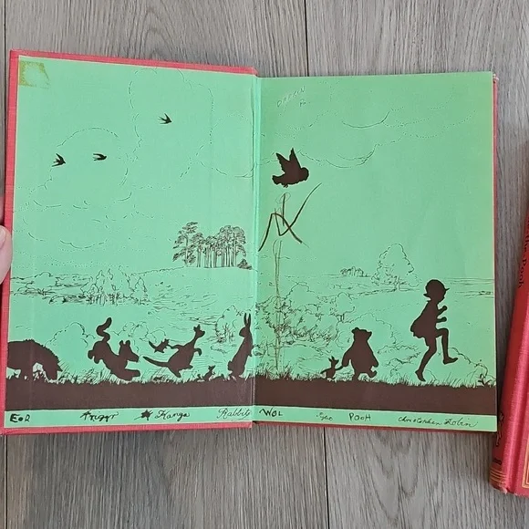 Vintage 60s Winnie The Pooh & The House At Pooh‎ Corner Hardcover Books - Picture 7 of 16